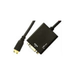 Cabo Adaptador Mini HDMI para VGA com Áudio